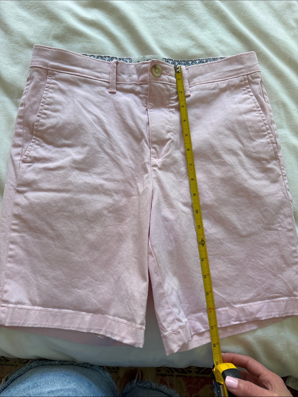 Men’s Classic Pink Flat Front Shorts